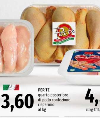 PER TE quarto posteriore di pollo confezione risparmio