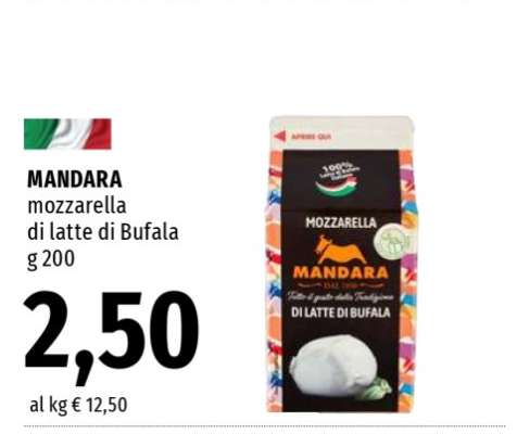 MANDARA mozzarella di latte di bufala