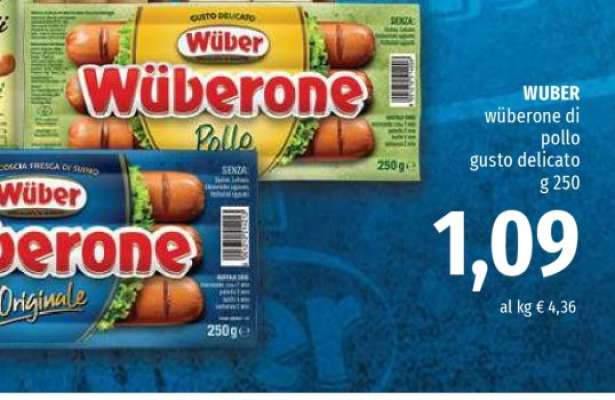 WUBER wüberone di pollo gusto delicato