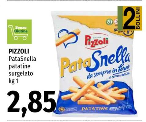 PIZZOLI PataSnella patatine surgelato kg 1