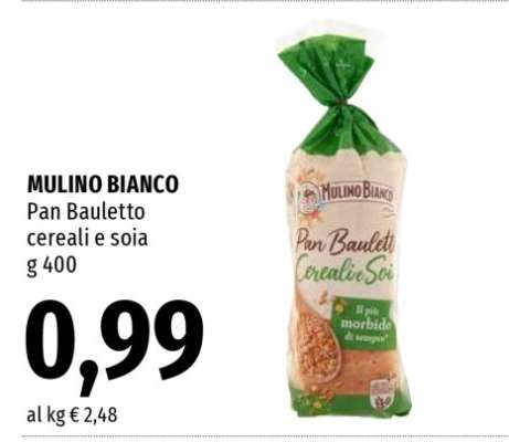 MULINO BIANCO Pan Bauletto cereali e soia