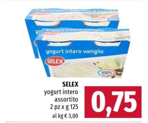 SELEX yogurt intero assortito