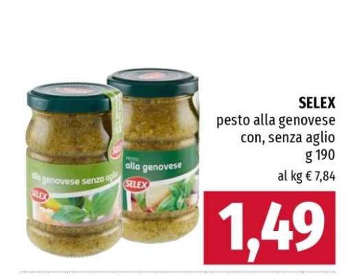 SELEX pesto alla genovese