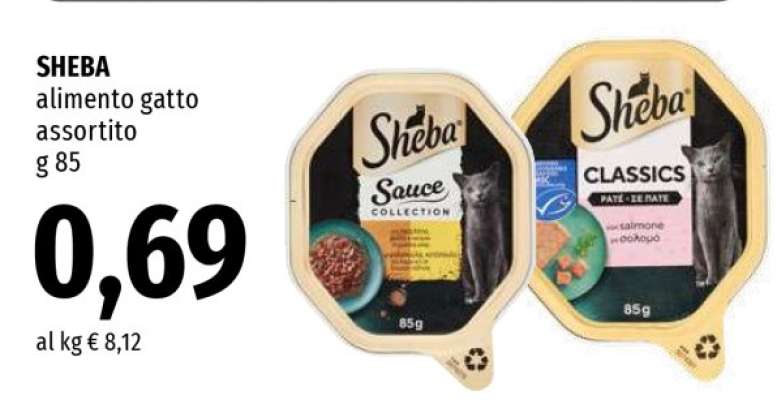 SHEBA alimento gatto assortito