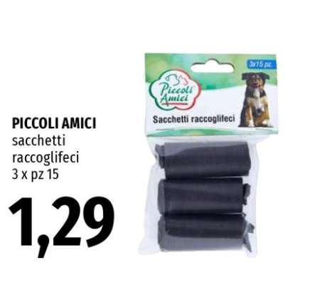 PICCOLI AMICI sacchetti raccoglifeci