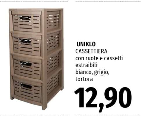 UNIKLO CASSETTIERA