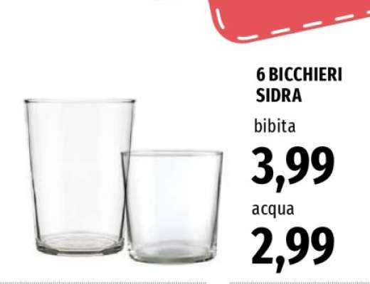 6 BICCHIERI SIDRA