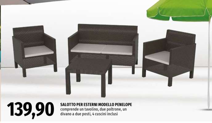 SALOTTO PER ESTERNI MODELLO PENELOPE