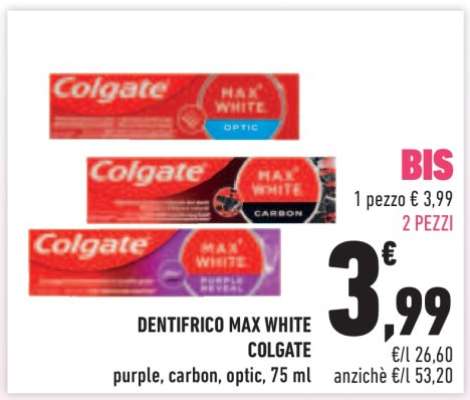 DENTIFRICO MAX WHITE COLGATE