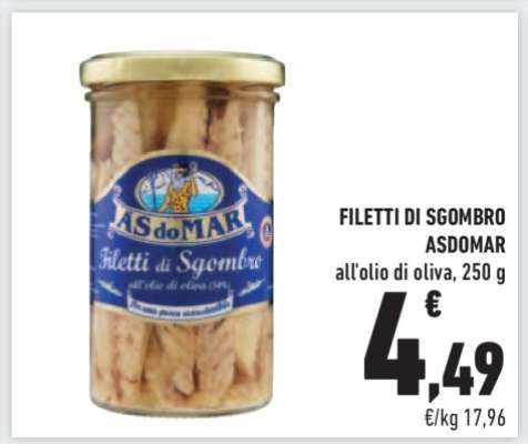 FILETTI DI SGOMBRO ASDOMAR