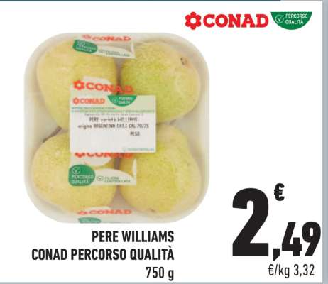 Pere Williams Conad Percorso Qualità