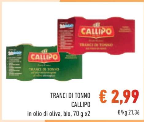 TRANCI DI TONNO CALLIPO