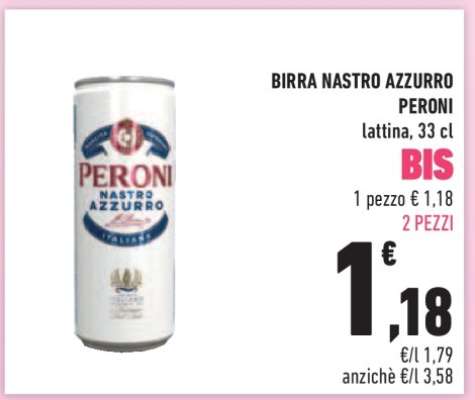Birra Nastro Azzurro Peroni