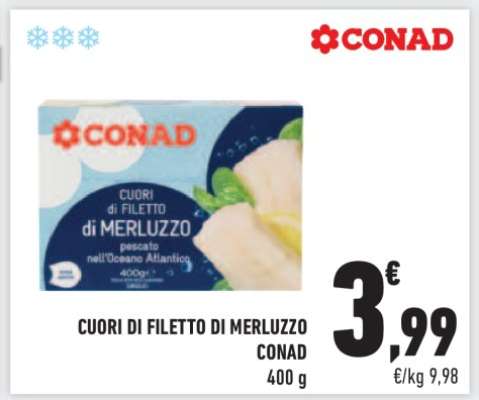 CUORI DI FILETTO DI MERLUZZO