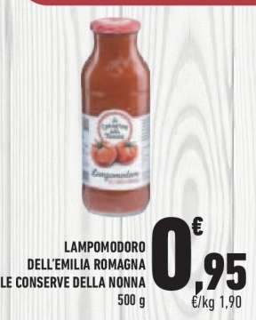 LAMPOMODORO DELL'EMILIA ROMAGNA LE CONSERVE DELLA NONNA