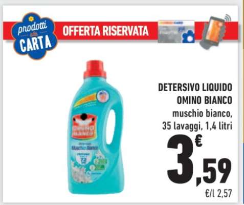 DETERSIVO LIQUIDO OMINO BIANCO