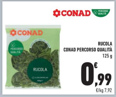 Rucola Conad Percorso Qualità