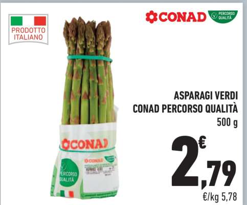 ASPARAGI VERDI CONAD PERCORSO QUALITA'