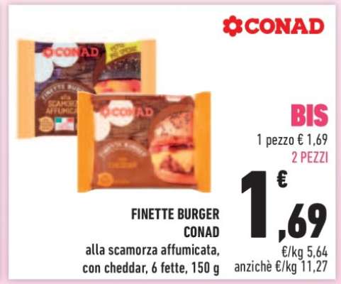 FINETTE BURGER CONAD