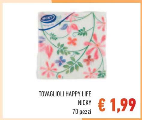 TOVAGLIOLI HAPPY LIFE
