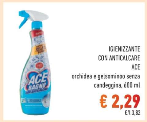 IGIENIZZANTE CON ANTICALCARE ACE