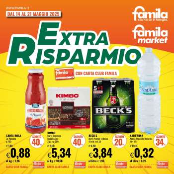 Volantino Famila - 14/5/2025 - 21/5/2025.