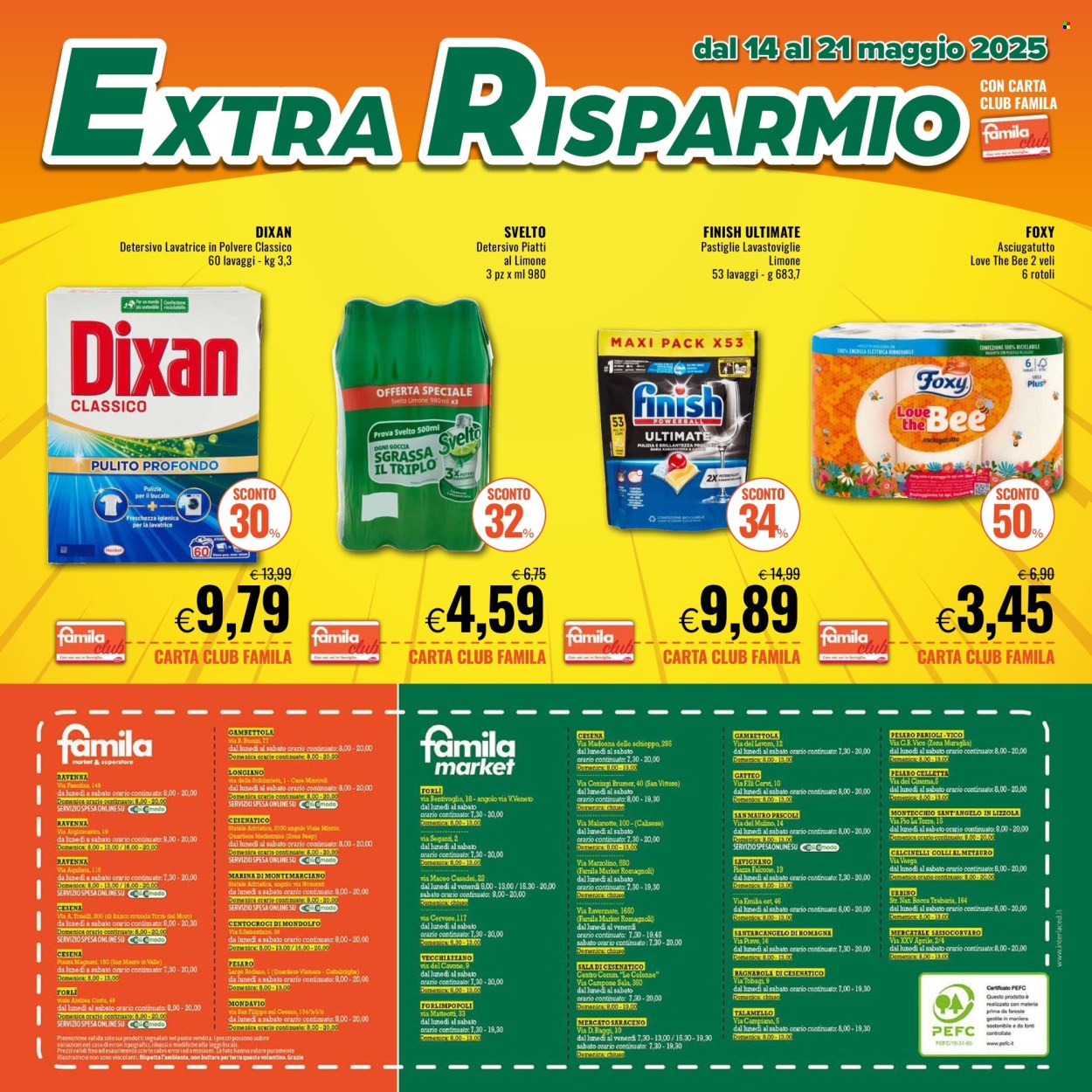 Volantino Famila - 14/5/2025 - 21/5/2025. Pagina 1
