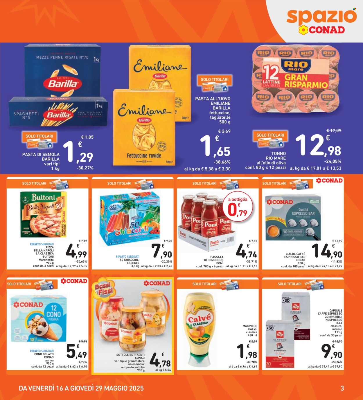 Volantino Spazio Conad - 16/5/2025 - 29/5/2025. Pagina 1