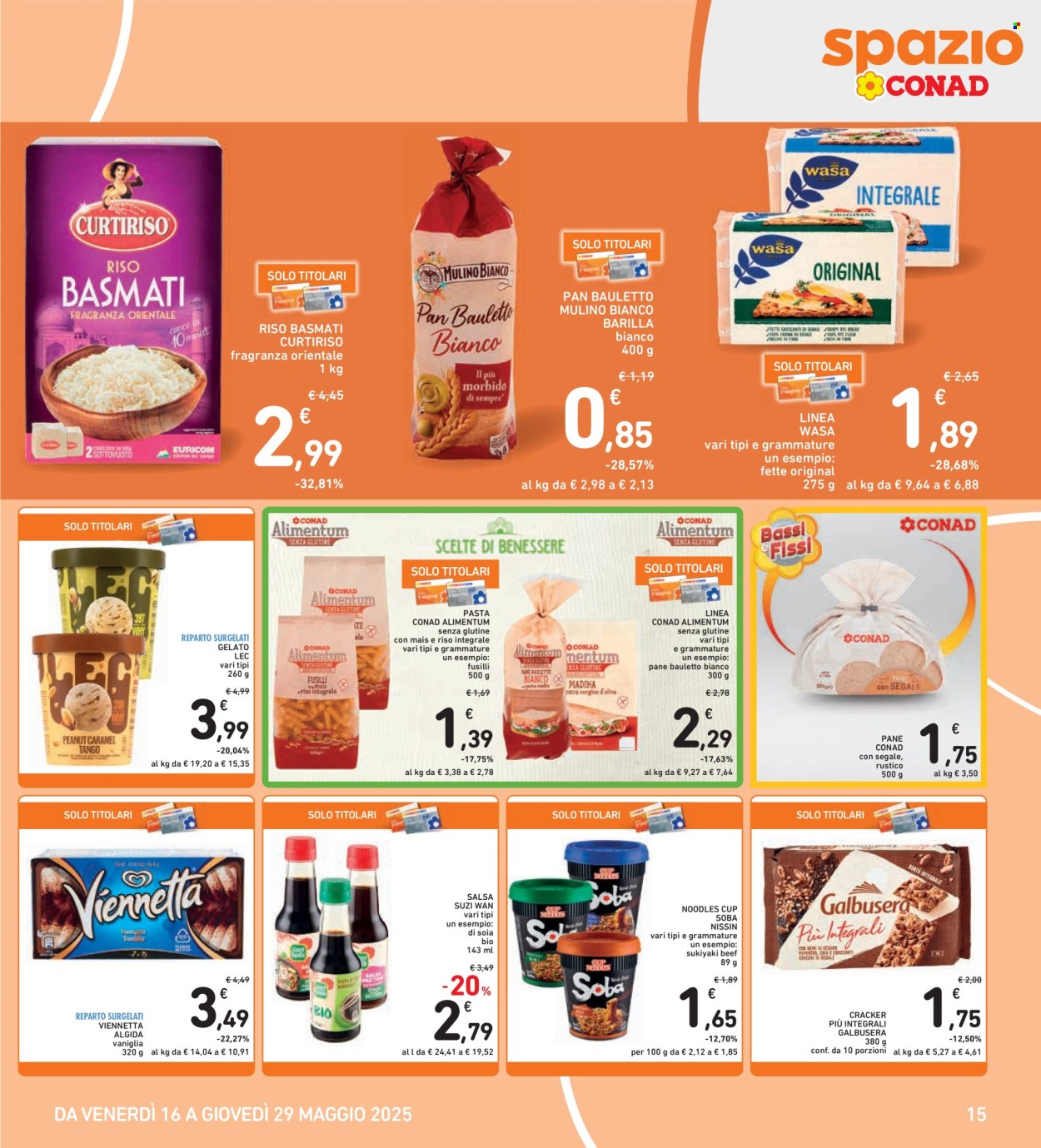 Volantino Spazio Conad - 16/5/2025 - 29/5/2025. Pagina 1