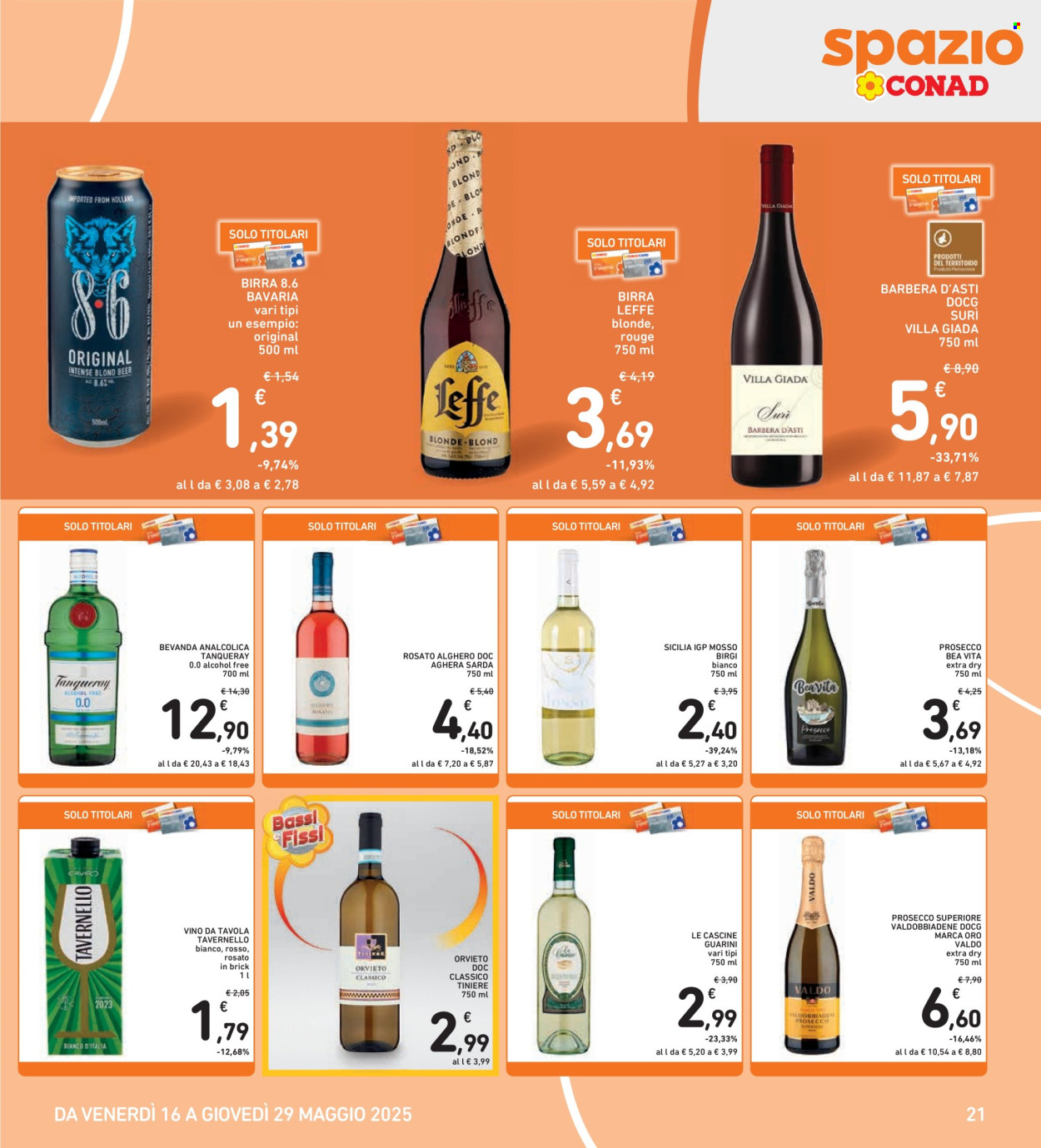 Volantino Spazio Conad - 16/5/2025 - 29/5/2025. Pagina 1