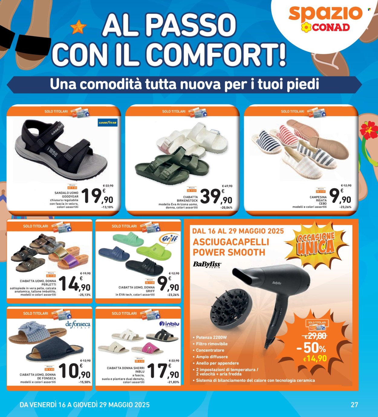 Volantino Spazio Conad - 16/5/2025 - 29/5/2025. Pagina 1