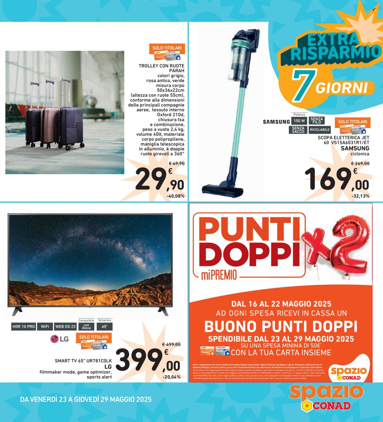 Volantino Spazio Conad - 16/5/2025 - 29/5/2025. Pagina 1
