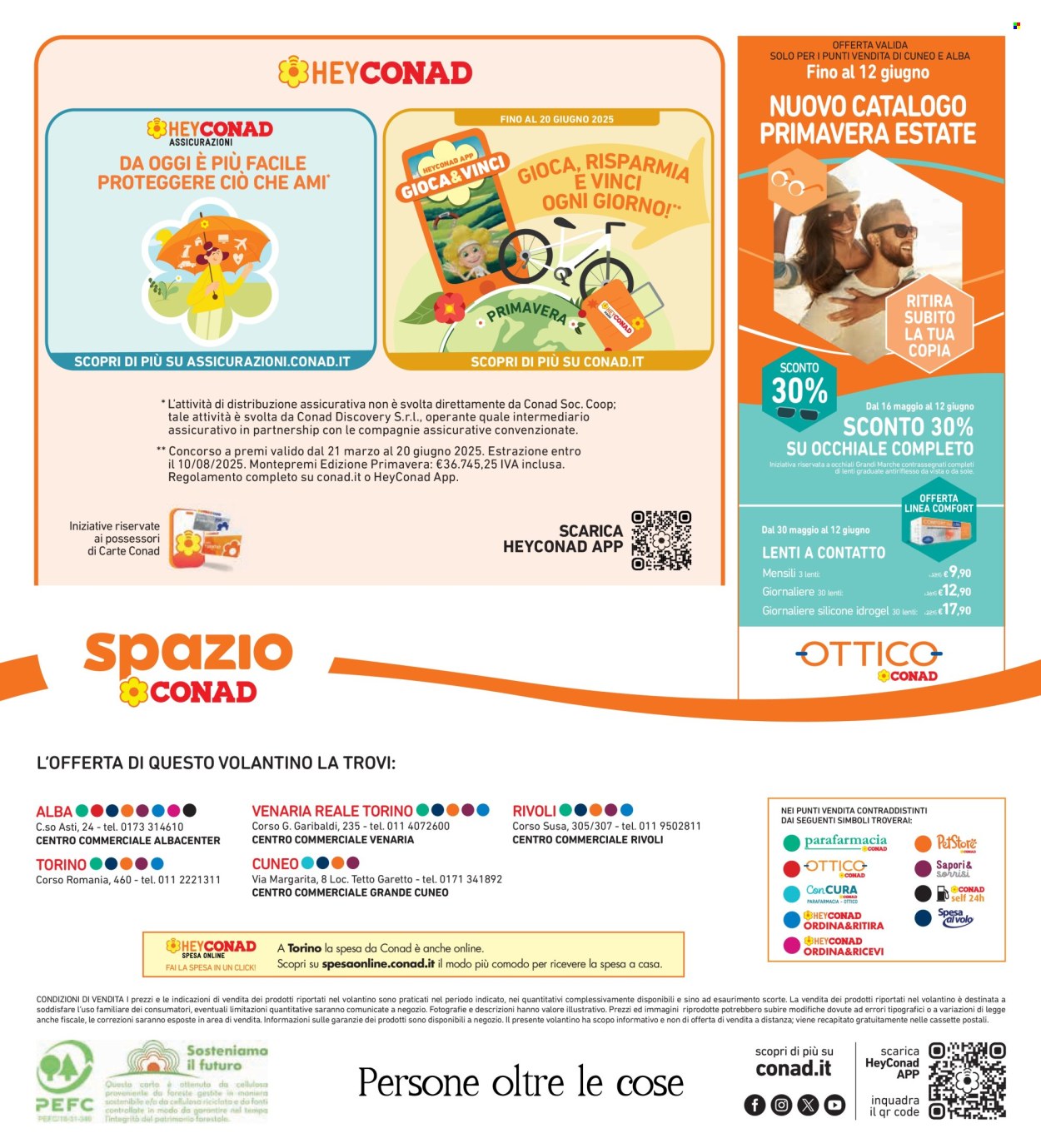 Volantino Spazio Conad - 16/5/2025 - 29/5/2025. Pagina 1