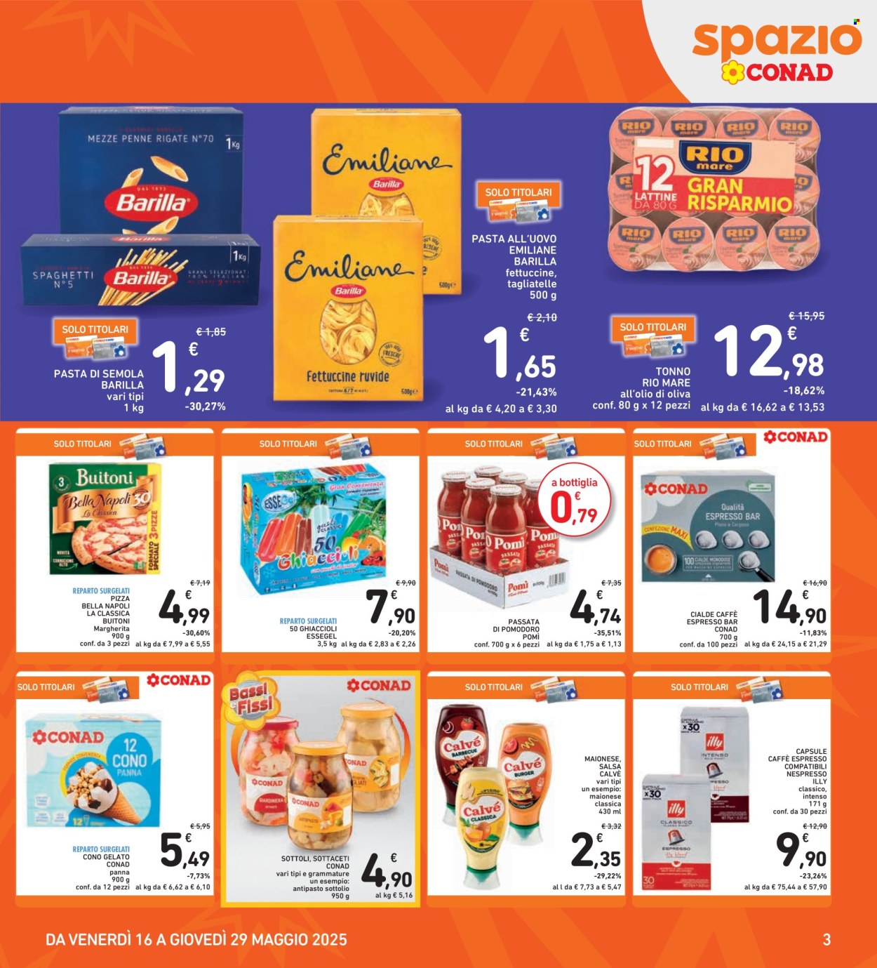 Volantino Spazio Conad - 16/5/2025 - 29/5/2025. Pagina 1