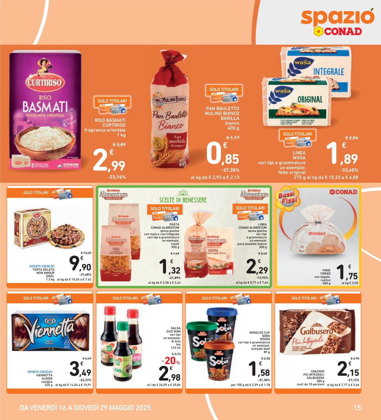 Volantino Spazio Conad - 16/5/2025 - 29/5/2025. Pagina 1