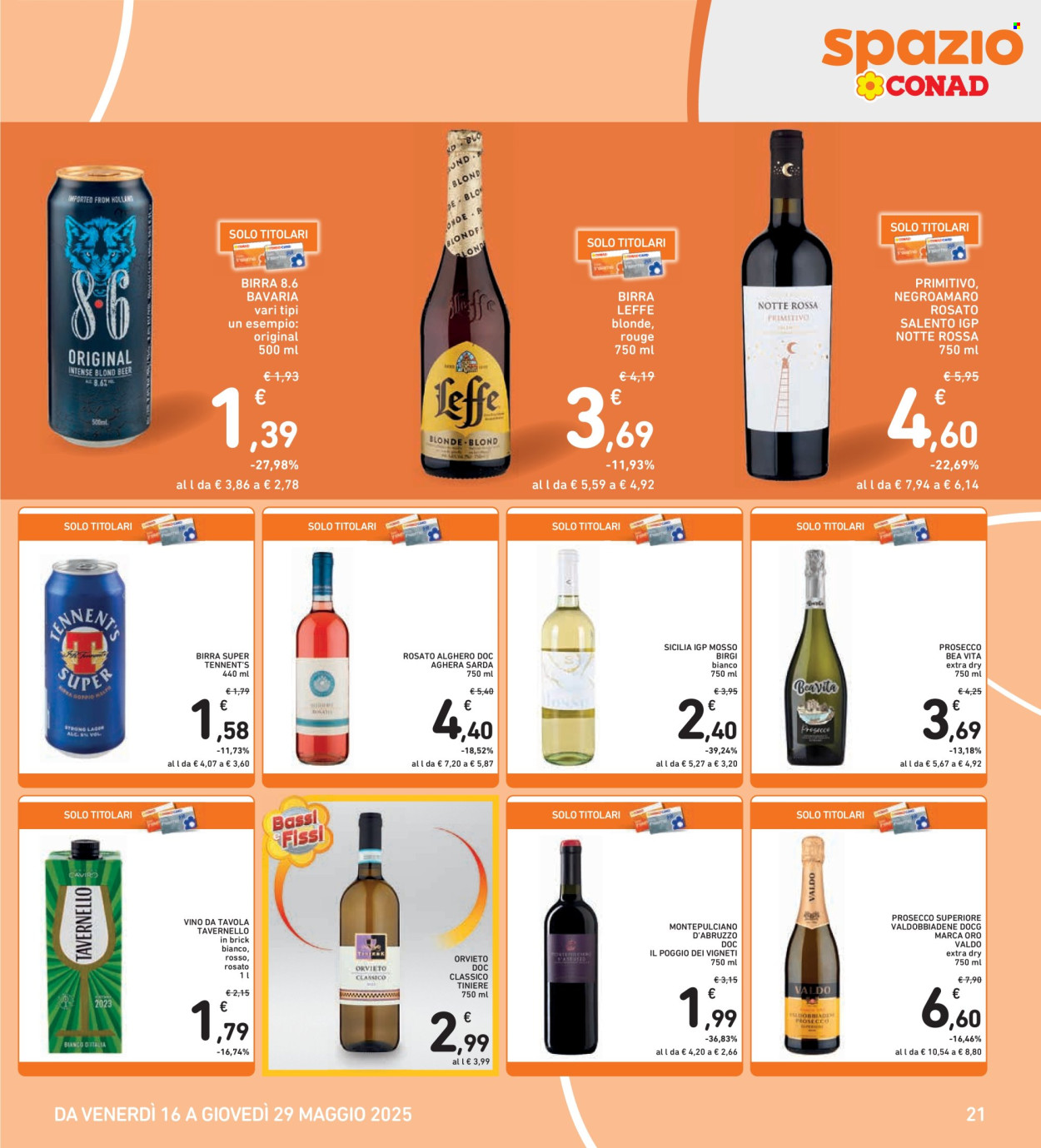 Volantino Spazio Conad - 16/5/2025 - 29/5/2025. Pagina 1