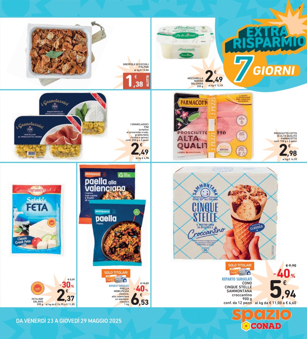 Volantino Spazio Conad - 16/5/2025 - 29/5/2025. Pagina 1