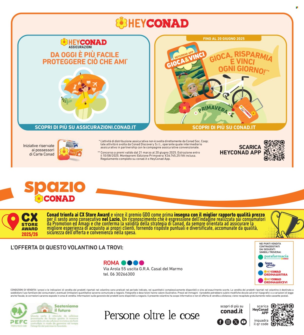 Volantino Spazio Conad - 16/5/2025 - 29/5/2025. Pagina 1