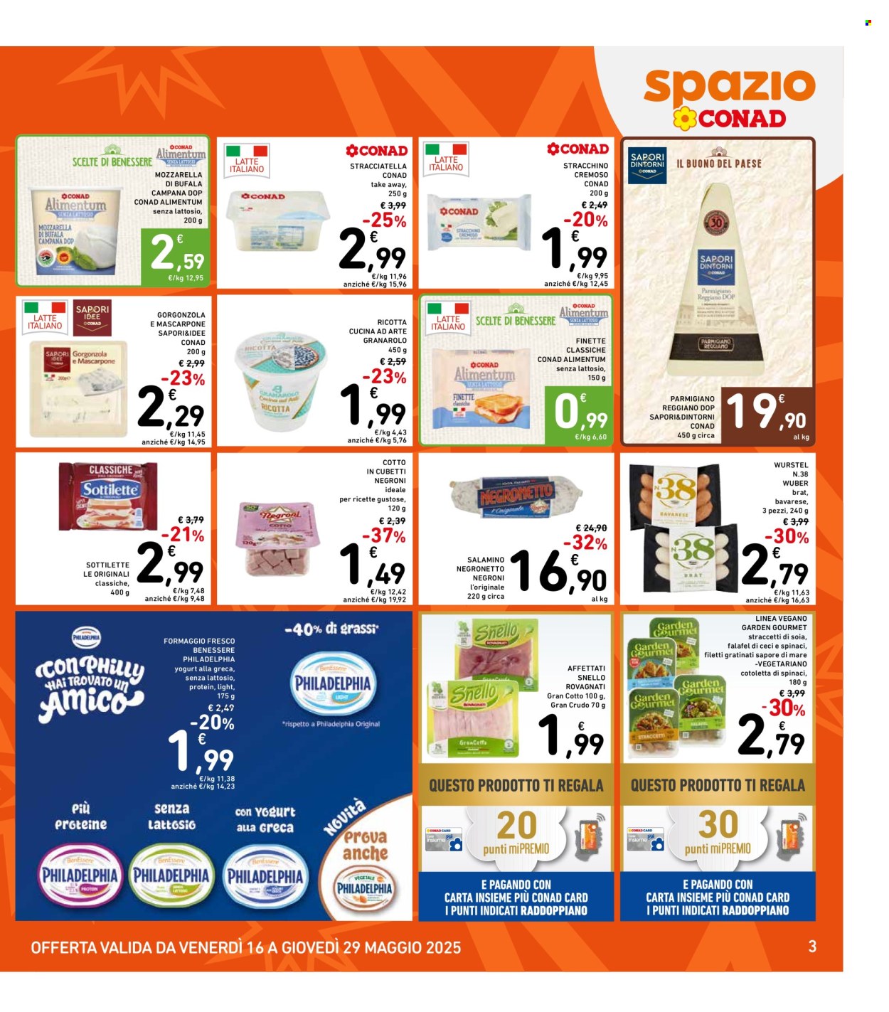 Volantino Spazio Conad - 16/5/2025 - 29/5/2025. Pagina 1