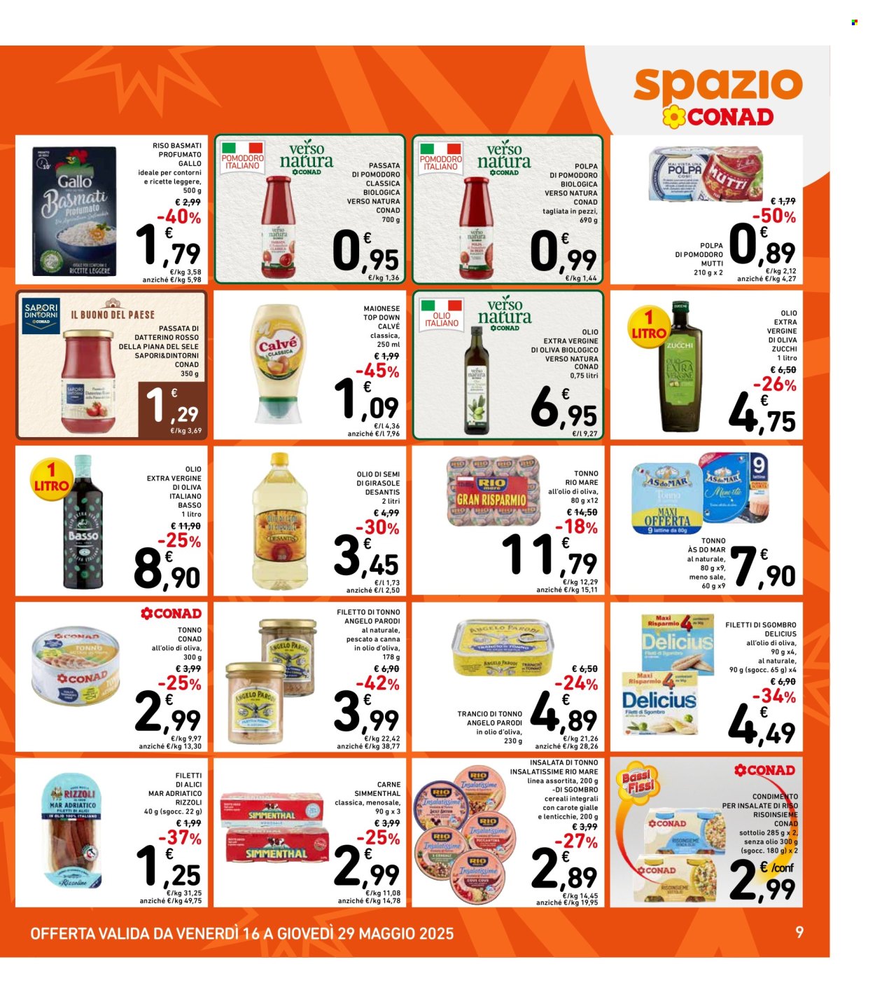 Volantino Spazio Conad - 16/5/2025 - 29/5/2025. Pagina 1