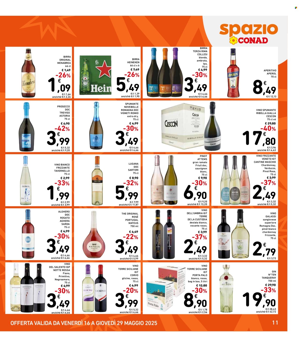 Volantino Spazio Conad - 16/5/2025 - 29/5/2025. Pagina 1