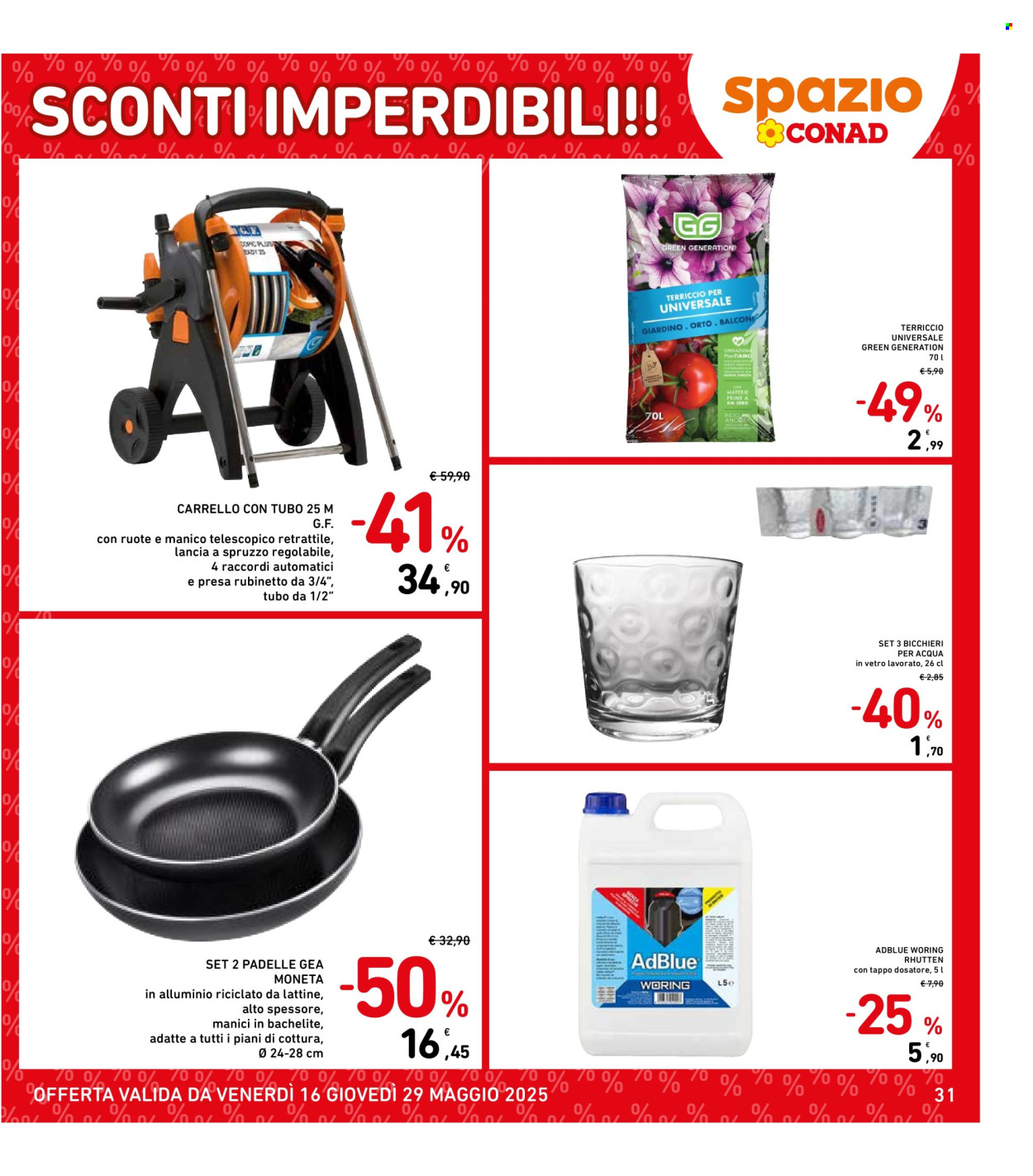 Volantino Spazio Conad - 16/5/2025 - 29/5/2025. Pagina 1