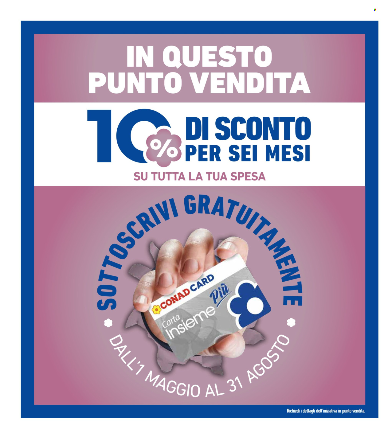 Volantino Spazio Conad - 16/5/2025 - 29/5/2025. Pagina 1