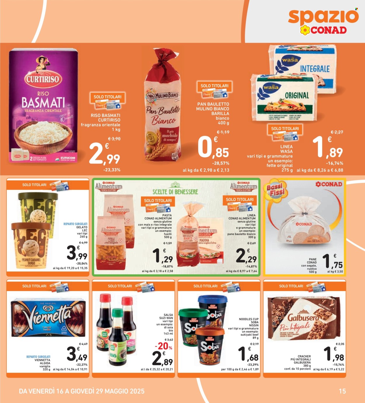 Volantino Spazio Conad - 16/5/2025 - 29/5/2025. Pagina 1