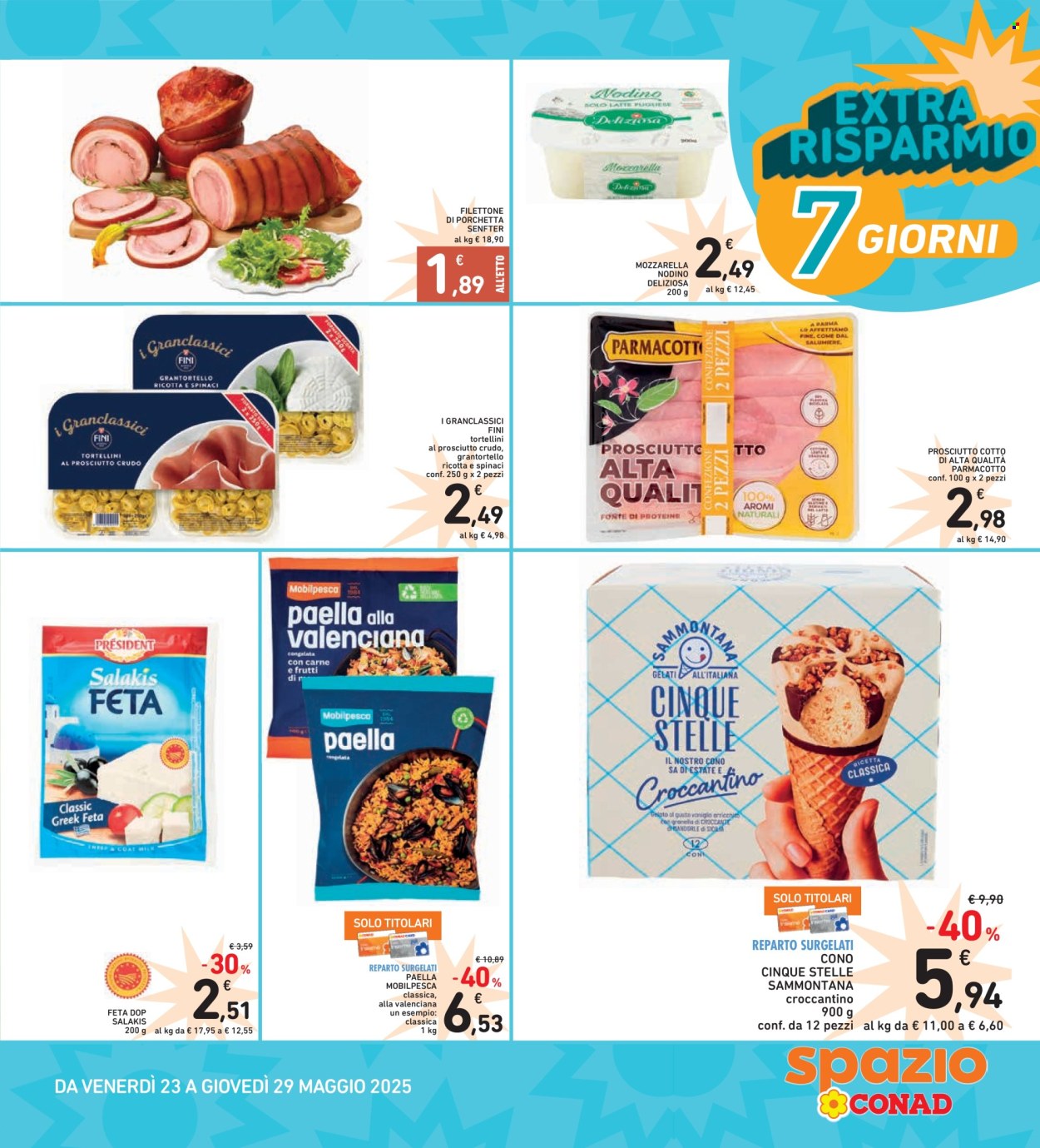 Volantino Spazio Conad - 16/5/2025 - 29/5/2025. Pagina 1