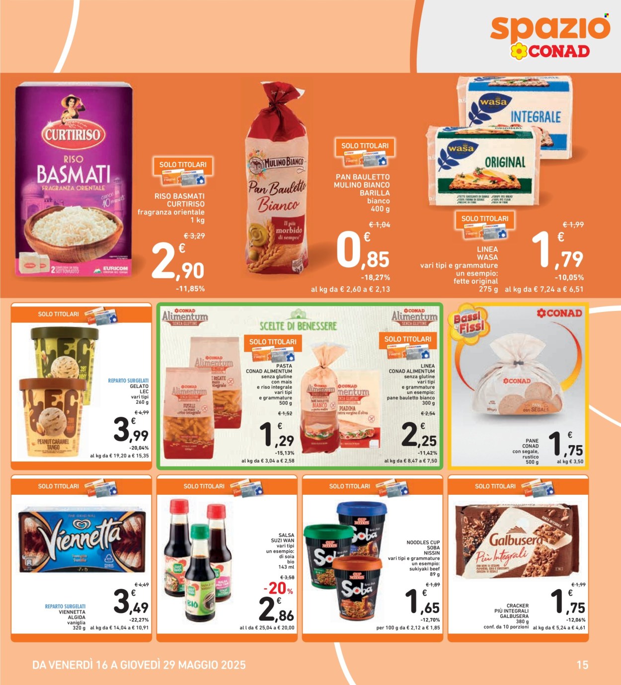 Volantino Spazio Conad - 16/5/2025 - 29/5/2025. Pagina 1