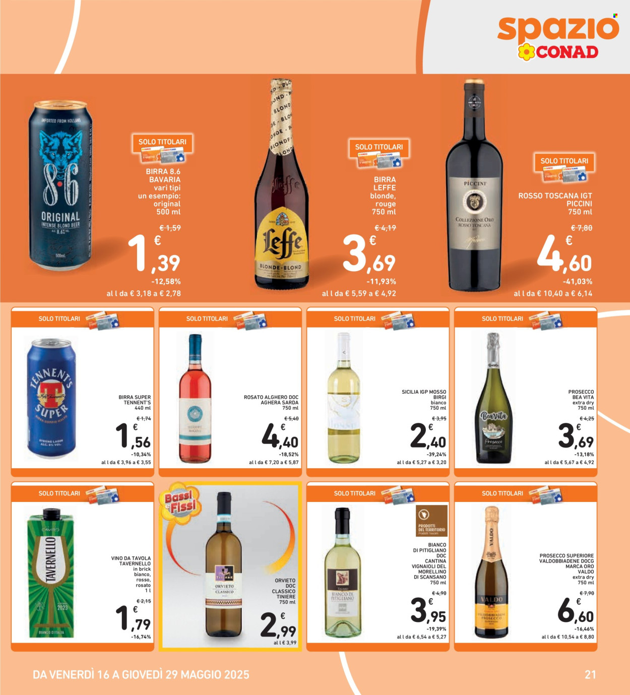 Volantino Spazio Conad - 16/5/2025 - 29/5/2025. Pagina 1