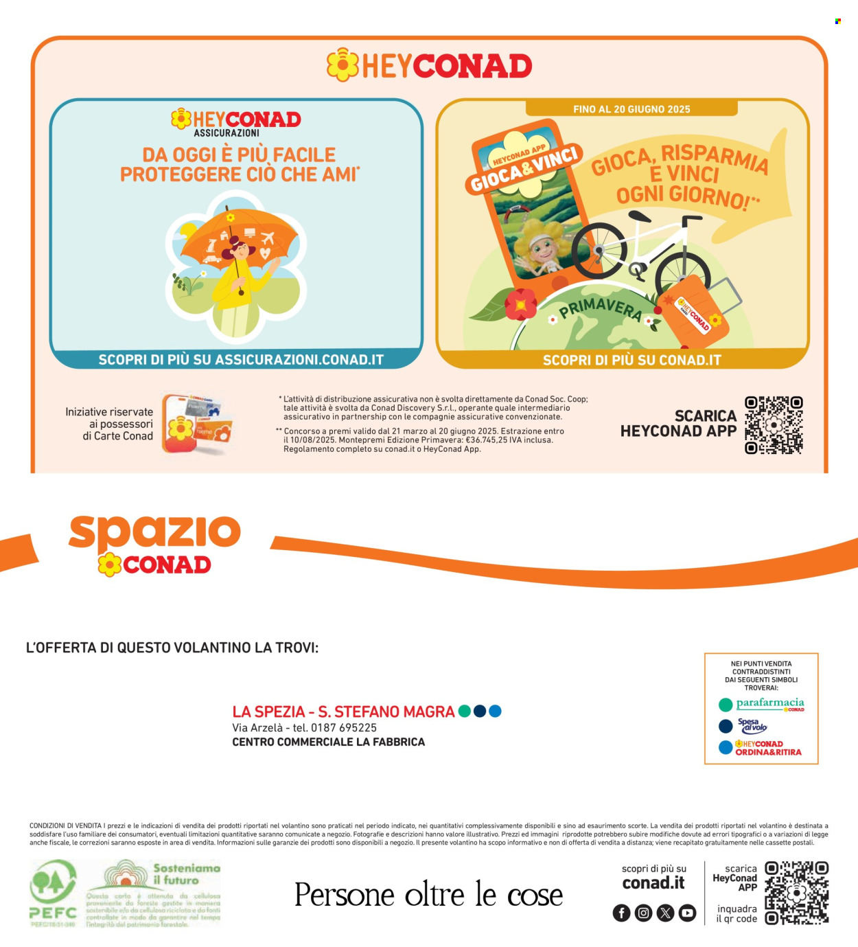 Volantino Spazio Conad - 16/5/2025 - 29/5/2025. Pagina 1
