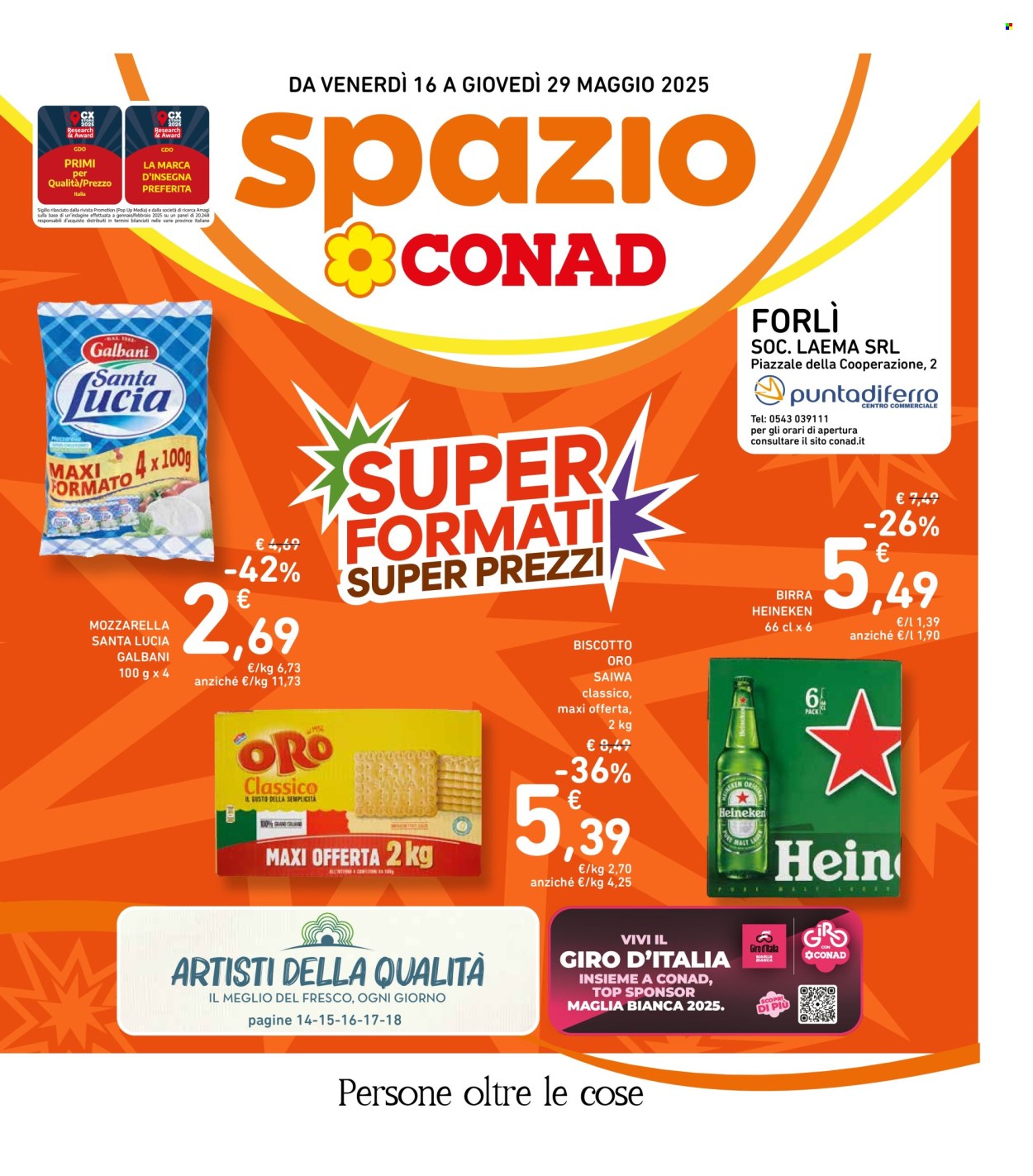 Volantino Spazio Conad - 16/5/2025 - 29/5/2025. Pagina 1