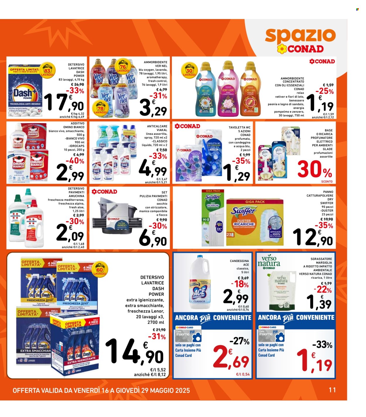 Volantino Spazio Conad - 16/5/2025 - 29/5/2025. Pagina 1